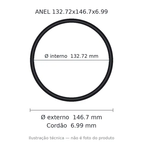Anel 2431 132,72x146,7x6,99