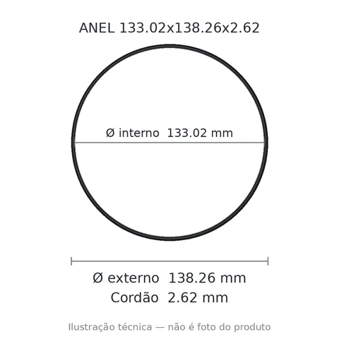 Anel 2160 133,02x138,26x2,62