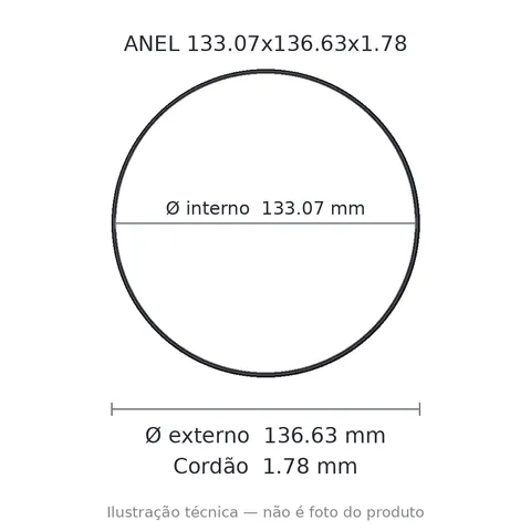 Anel 2050 133,07x136,63x1,78