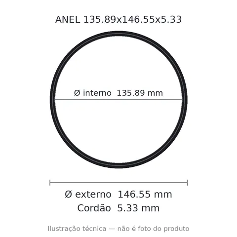 Anel 2356 135,89x146,55x5,33