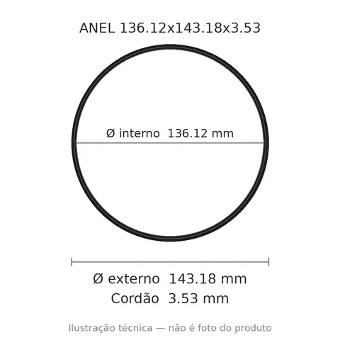 Anel 2253 136,12x143,18x3,53