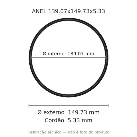 Anel 2357 139,07x149,73x5,33