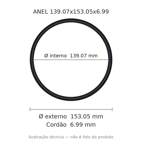 Anel 2433 139,07x153,05x6,99