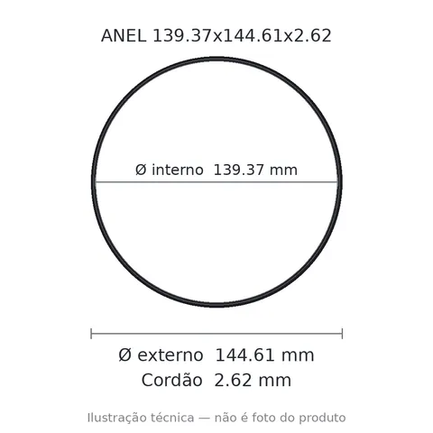 Anel 2161-139,37x144,61x2,62