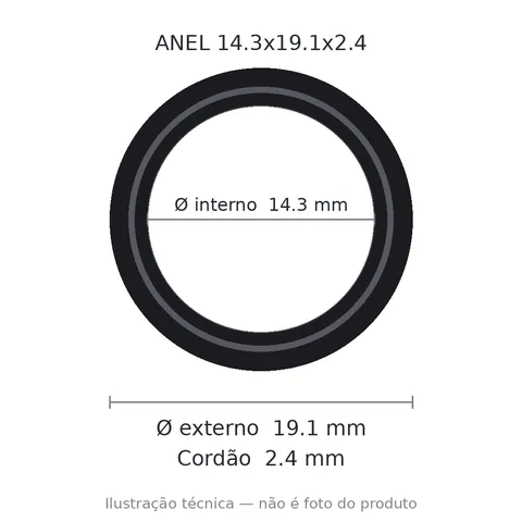 Anel 7510 14,3x19,1x2,4