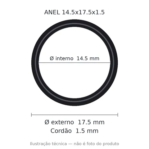 Anel 7196 14,5x17,5x1,5