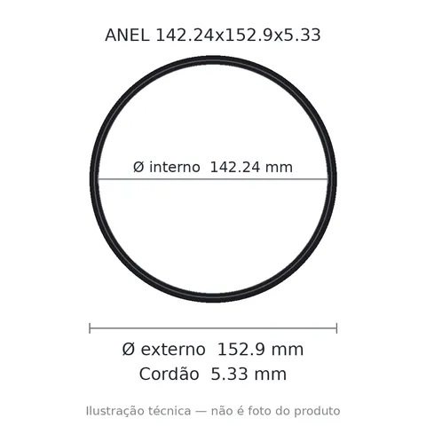 Anel 2358 142,24x152,9x5,33