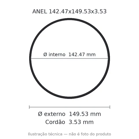Anel 2255 142,47x149,53x3,53