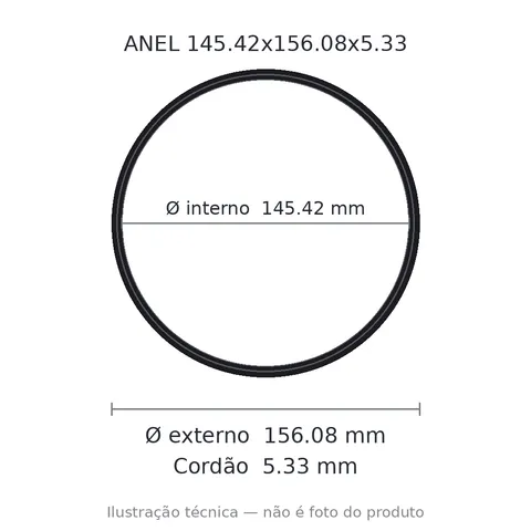 Anel 2359 145,42x156,08x5,33