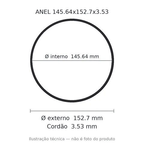 Anel 2256 145,64x152,7x3,53