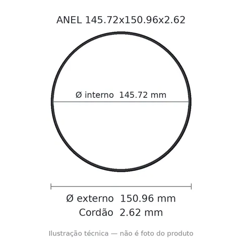 Anel 2162 145,72x150,96x2,62