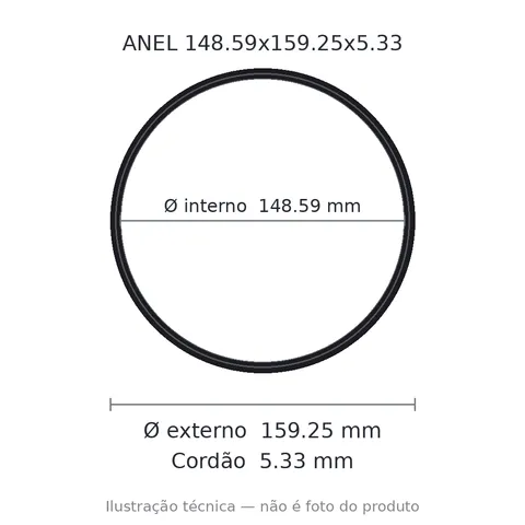 Anel 2360 148,59x159,25x5,33