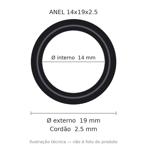 Anel 7357 14x19x2,5