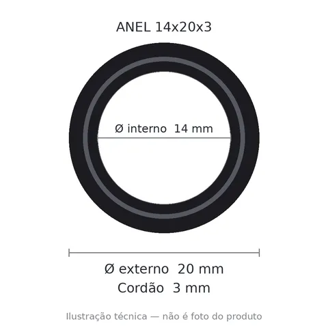 Anel 7452 14x20x3