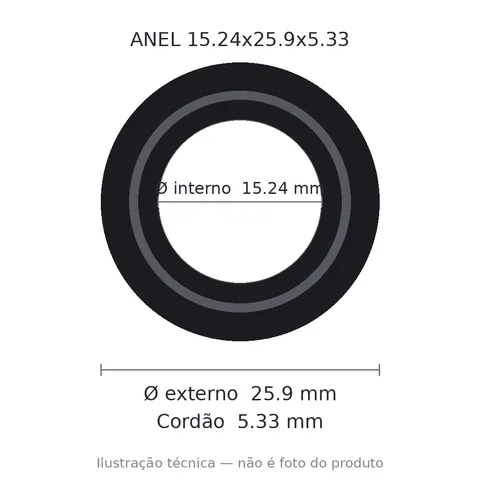 Anel 2312 15,24x25,9x5,33