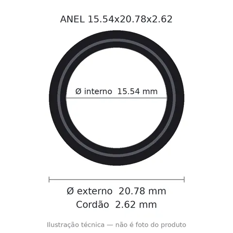 Anel 2114 15,54x20,78x2,62
