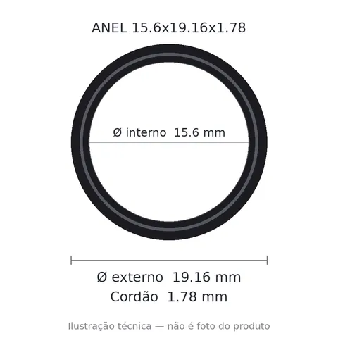 Anel 2016 15,6x1,78