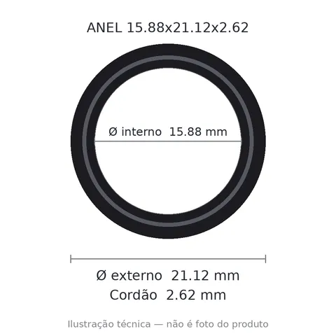 Anel 7719 15,88x21,12x2,62