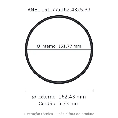 Anel 2361 151,77x162,43x5,33