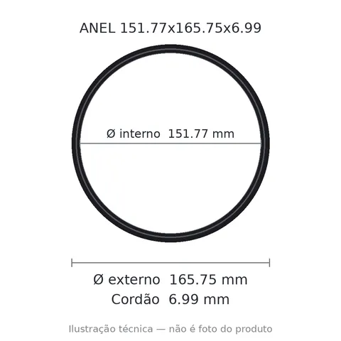 Anel 2437 151,77x165,75x6,99