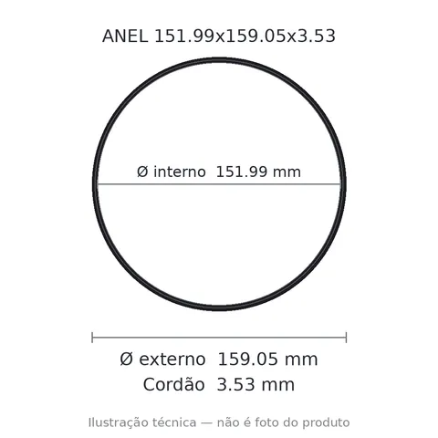 Anel 2258 151,99x159,05x3,53