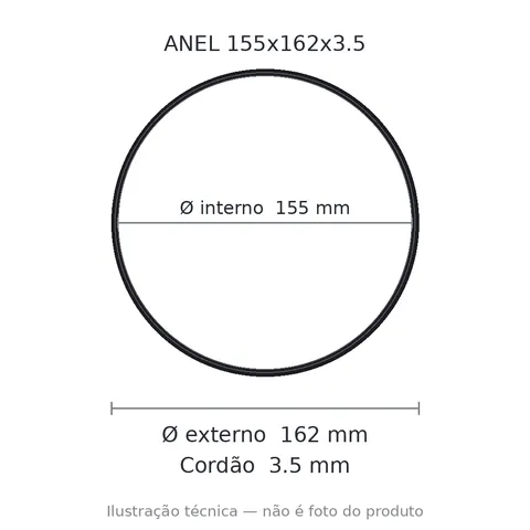 Anel 7784 155x162x3,5