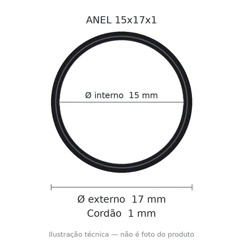 Anel 7212 15x17x1