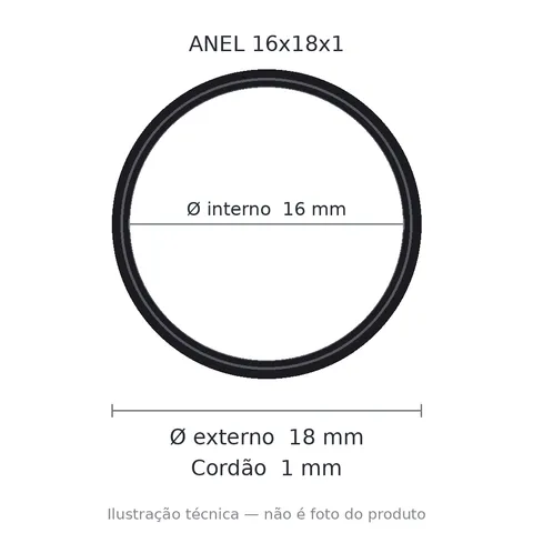 Anel 7847 16x18x1