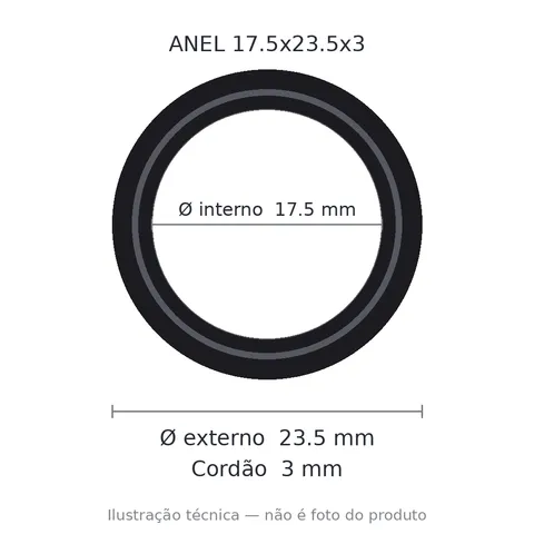 Anel 7299 17,5x23,5x3