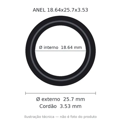 Anel 2210 18,64x25,7x3,53