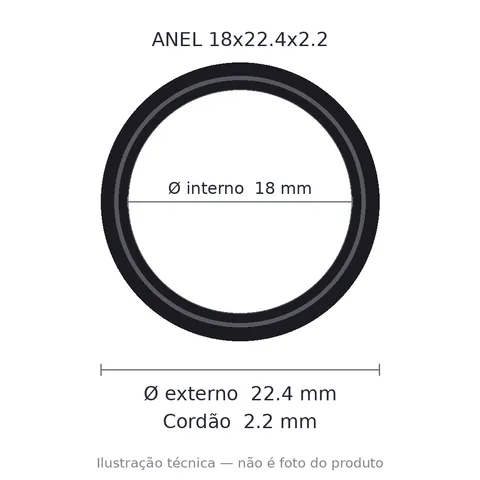 Anel 7107 18x22,4x2,2