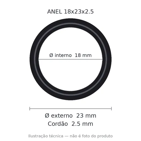 Anel 7791 18x23x2,5