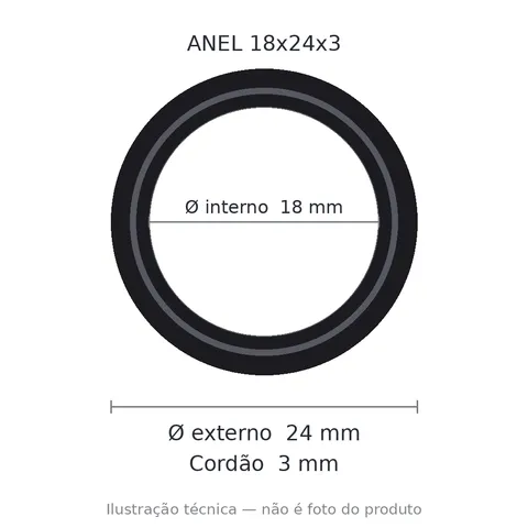 Anel 7458 18x24x3