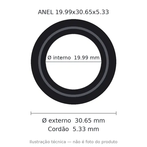 Anel 2315 19,99x30,65x5,33