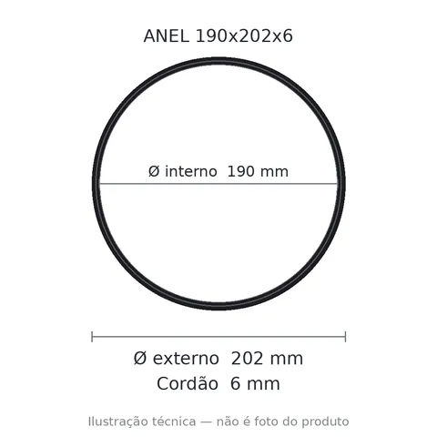 Anel 7186 190x202x6