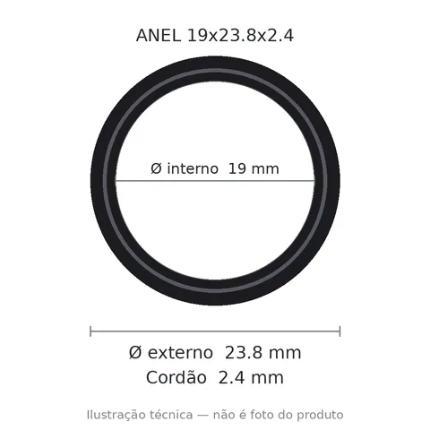 Anel 7258-19x23,8x2,4 APC
