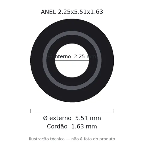 Anel 7649 2,25x5,51x1,63