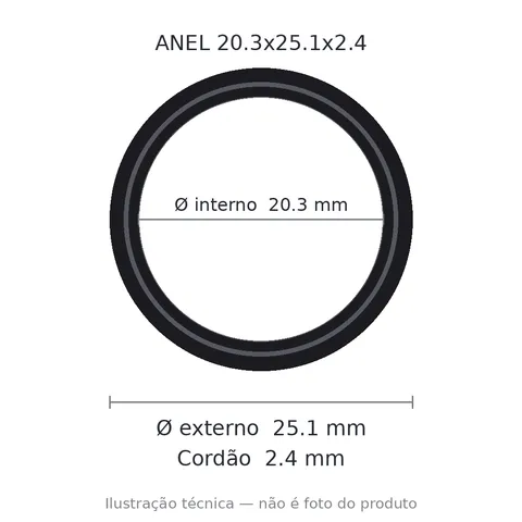 Anel 7030 20,3x25,1x2,4