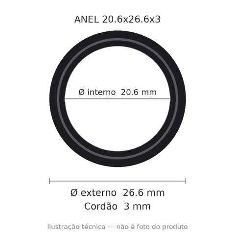 Anel 7197 20,6x26,6x3