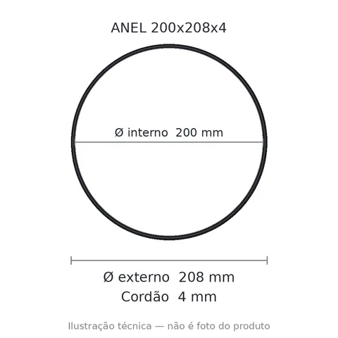 Anel 7162 200x208x4