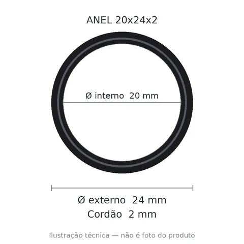 Anel 7091 20x24x2