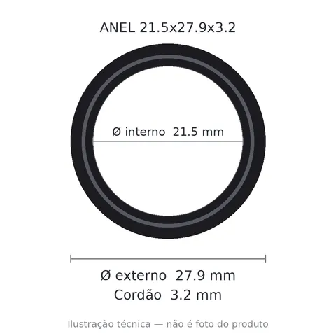 Anel 7710 21,5x27,9x3,2