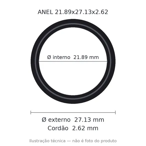 Anel 2118 21,89x27,13x2,62