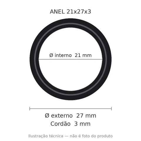 Anel 7634 21x27x3