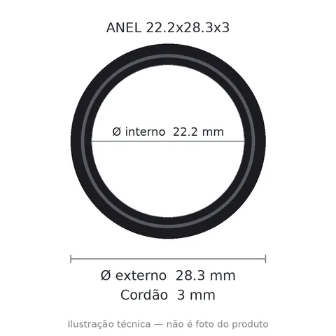 Anel 7333 22,2x28,3x3
