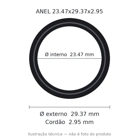 Anel 3912 23,47x29,37x2,95
