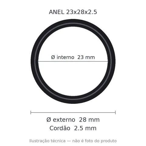 Anel 7311 23x28x2,5