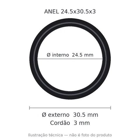 Anel 7643 24,5x30,5x3