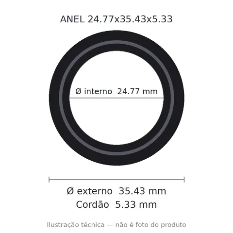 Anel 2318 24,77x35,43x5,33