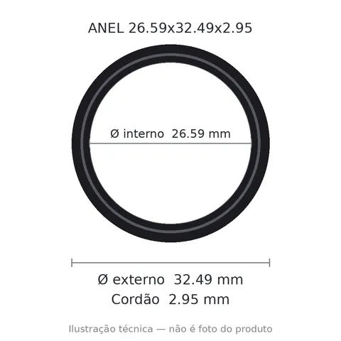 Anel 3914 26,59x32,49x2,95